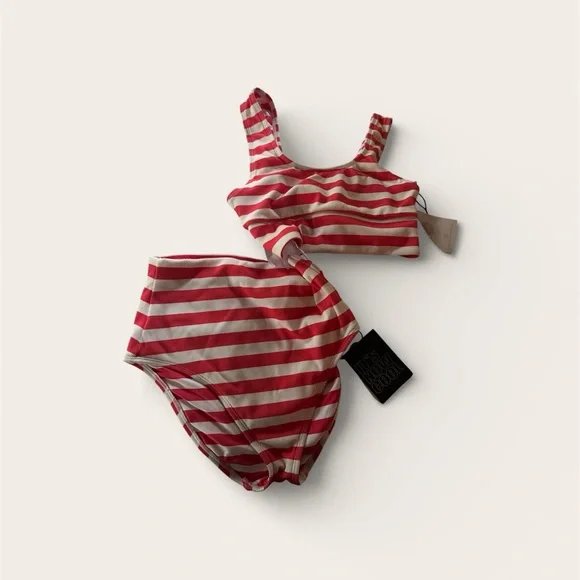NWT It’s Now Cool- Striped Bikini Set - Picture 3 of 4